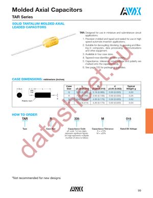 TARW475K050 datasheet  